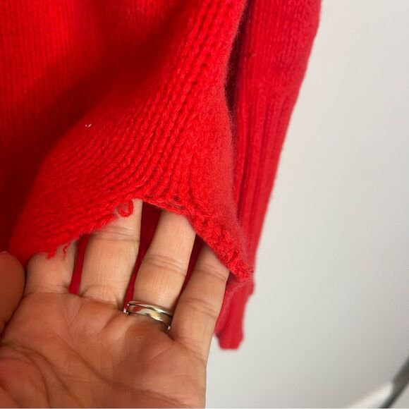 Zadig&Voltaire Alma intarsia-knit wool jumper pullover sweater XS Flawed NWOT - Picture 12 of 15